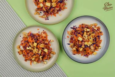 Rode kool-wortelstamppot